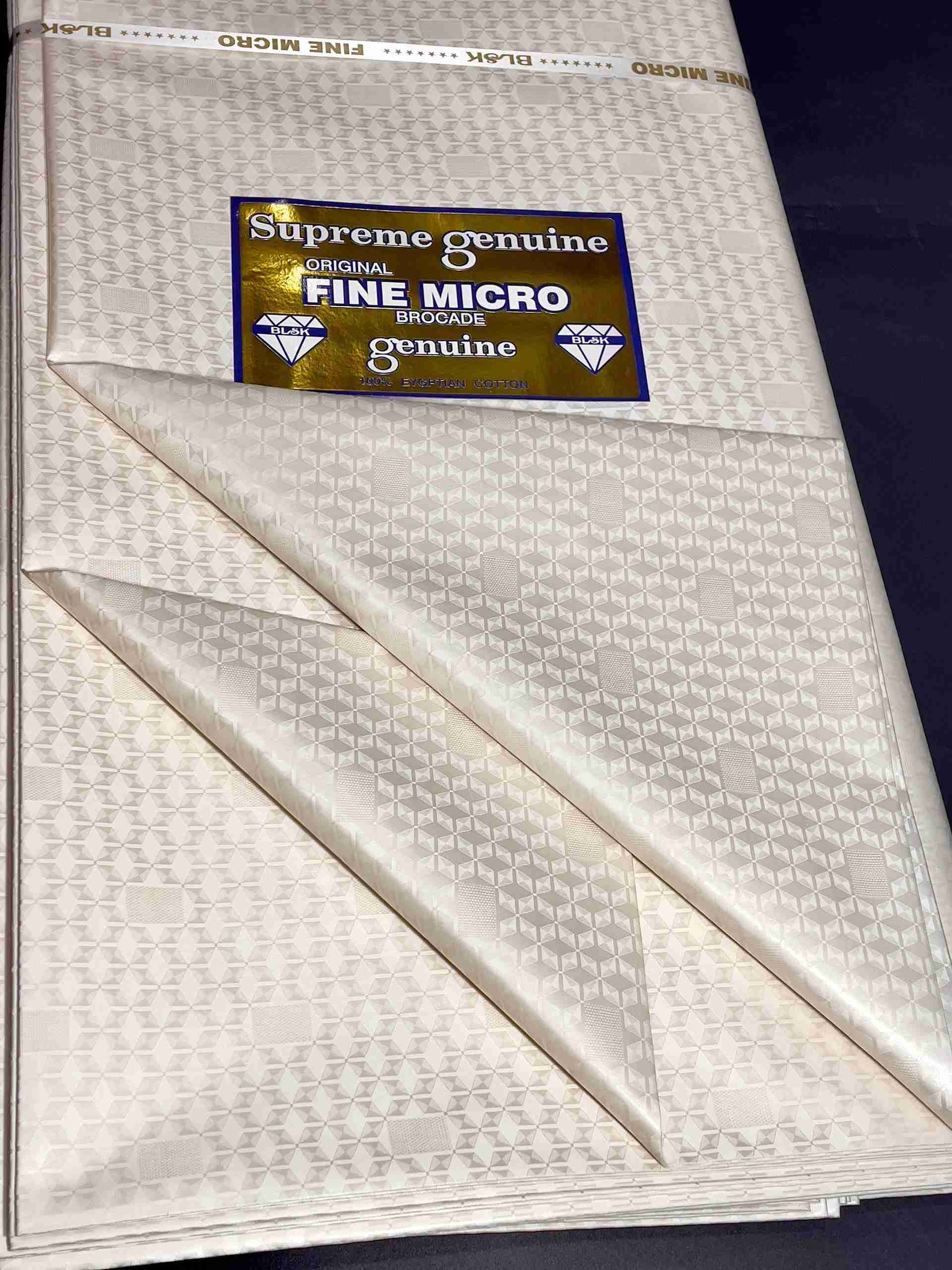 Sandy Brown Fine Micro Brocade Fabric - Per Yard