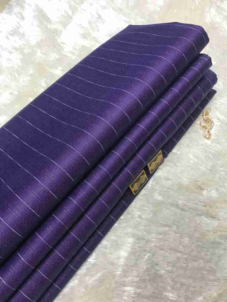 Sapphire Patterned Senator Cashmere