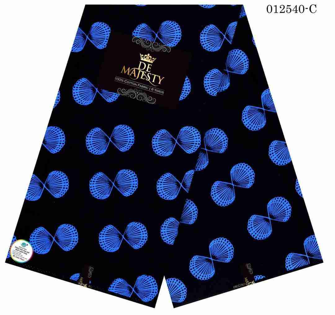 Butterfly Blue De Majesty Ankara 012540C May 24 Design