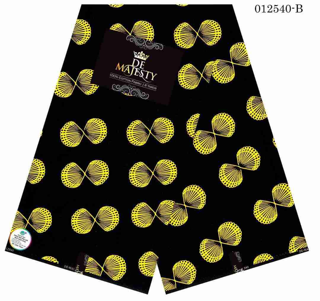 Yellow Butterfly De Majesty Ankara 012540B May 24 Design