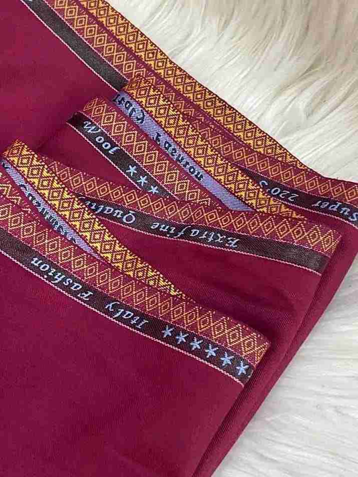 Dark Scarlet 7 Star Cashmere Senator Fabric
