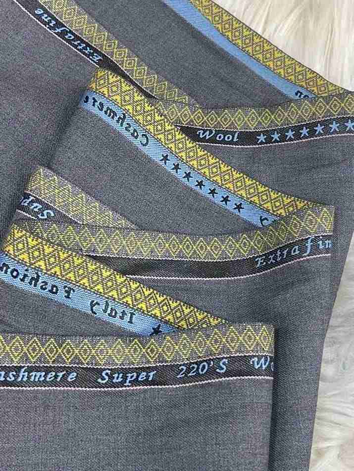Gray 7 Star Cashmere Senator Fabric