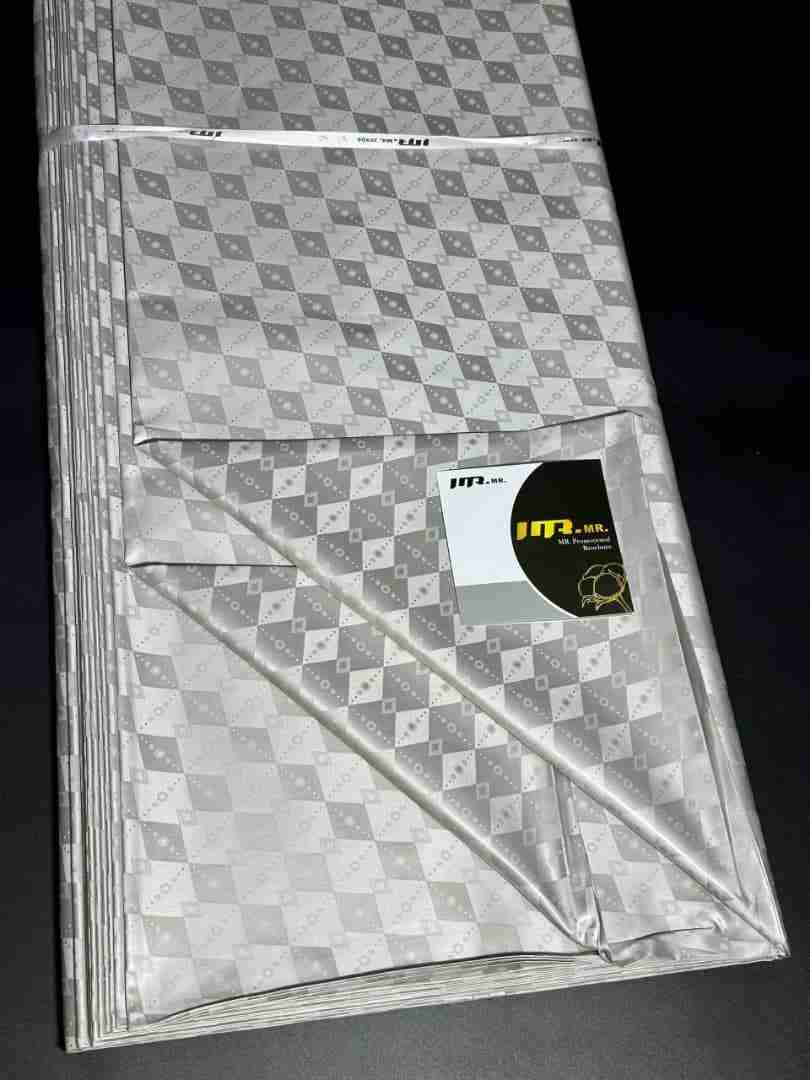 Grey White Premium Australia Brocade Per Yard