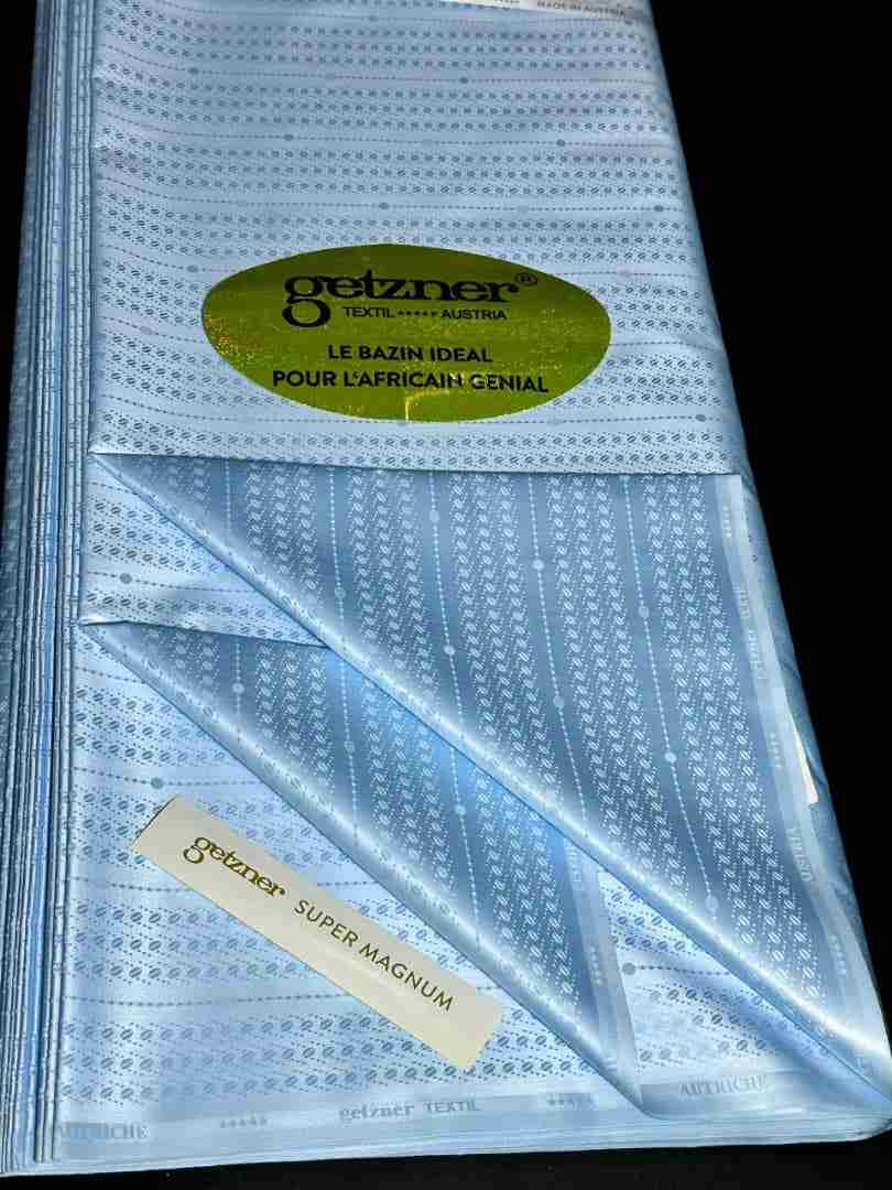 Light Blue Getzner Super Magnum London Brocade Per Yard