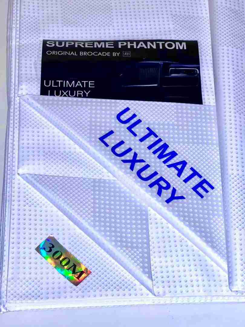 Dotted White Shadda Supreme Phantom Original Brocade