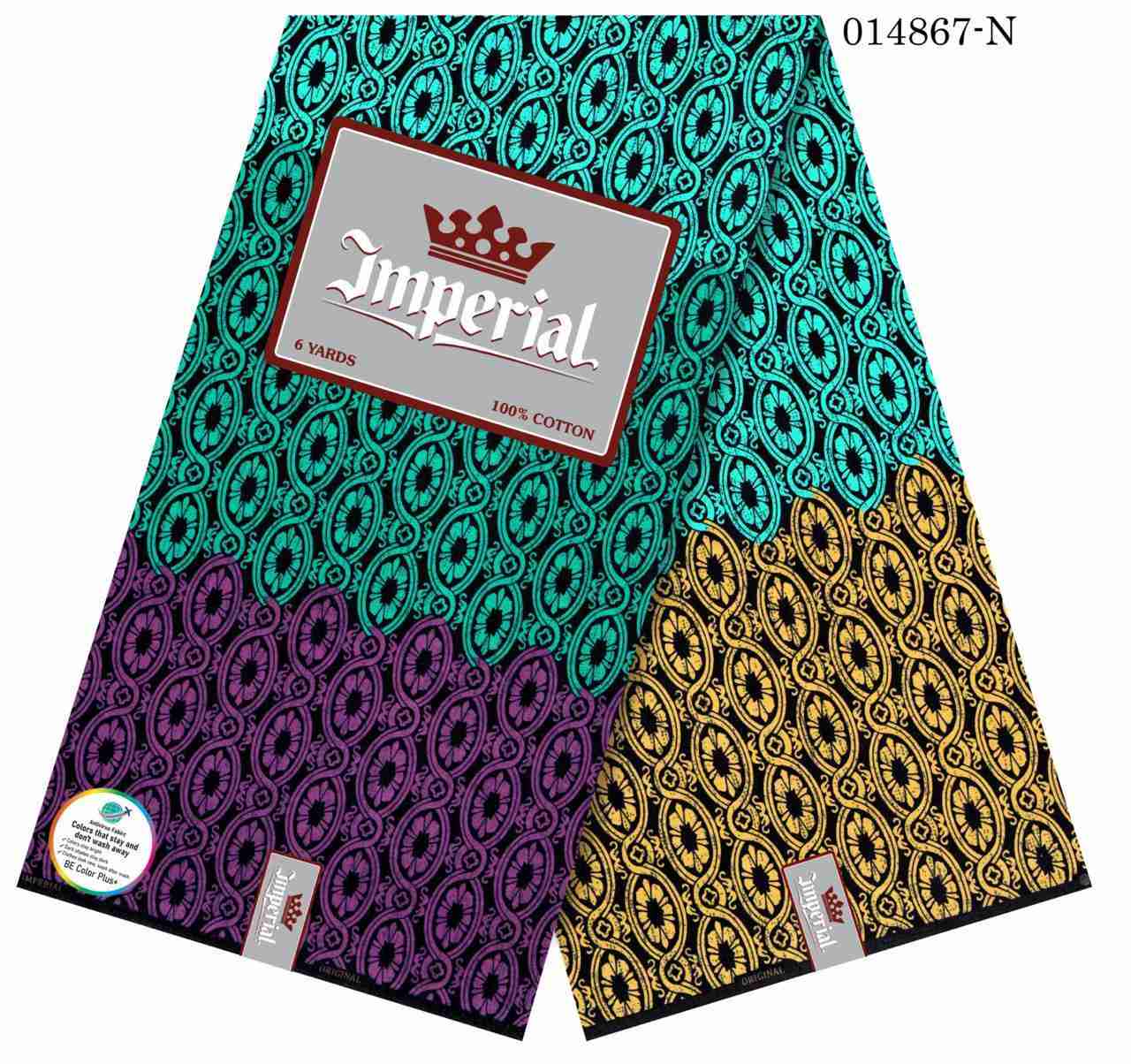 Purpled Blue Imperial Ankara 014867N Jan 25 Design Purpled Blue Imperial Ankara 014867N Jan 25 Design - Image 1
