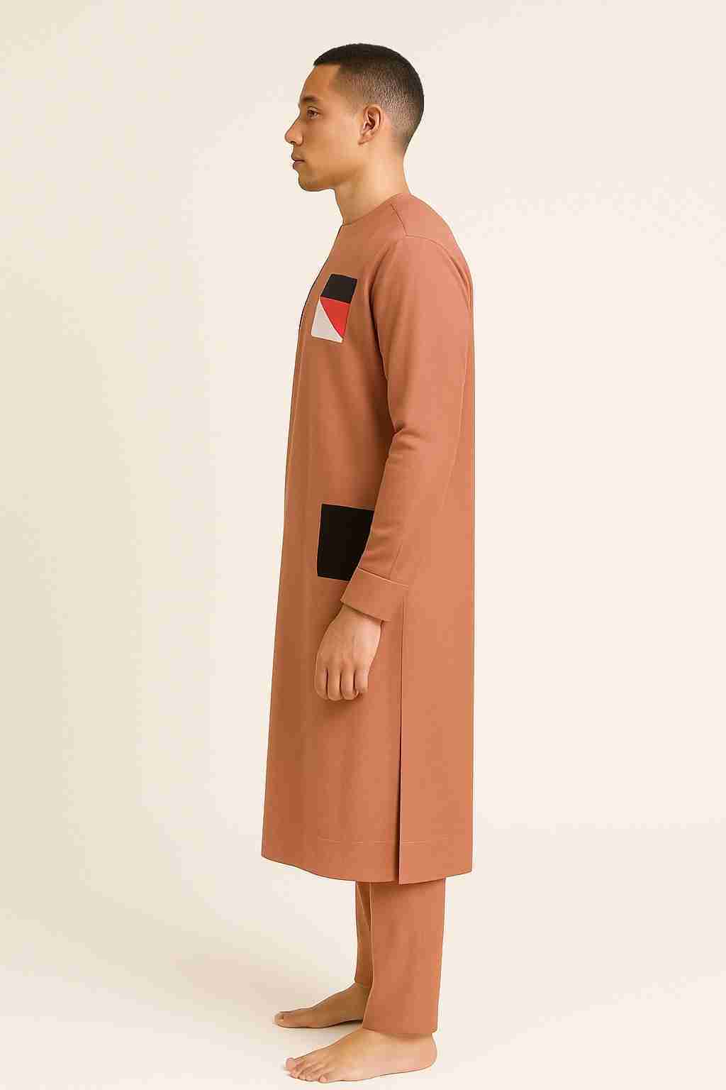 2 Piece Long Sleeve Senator Set – Side
