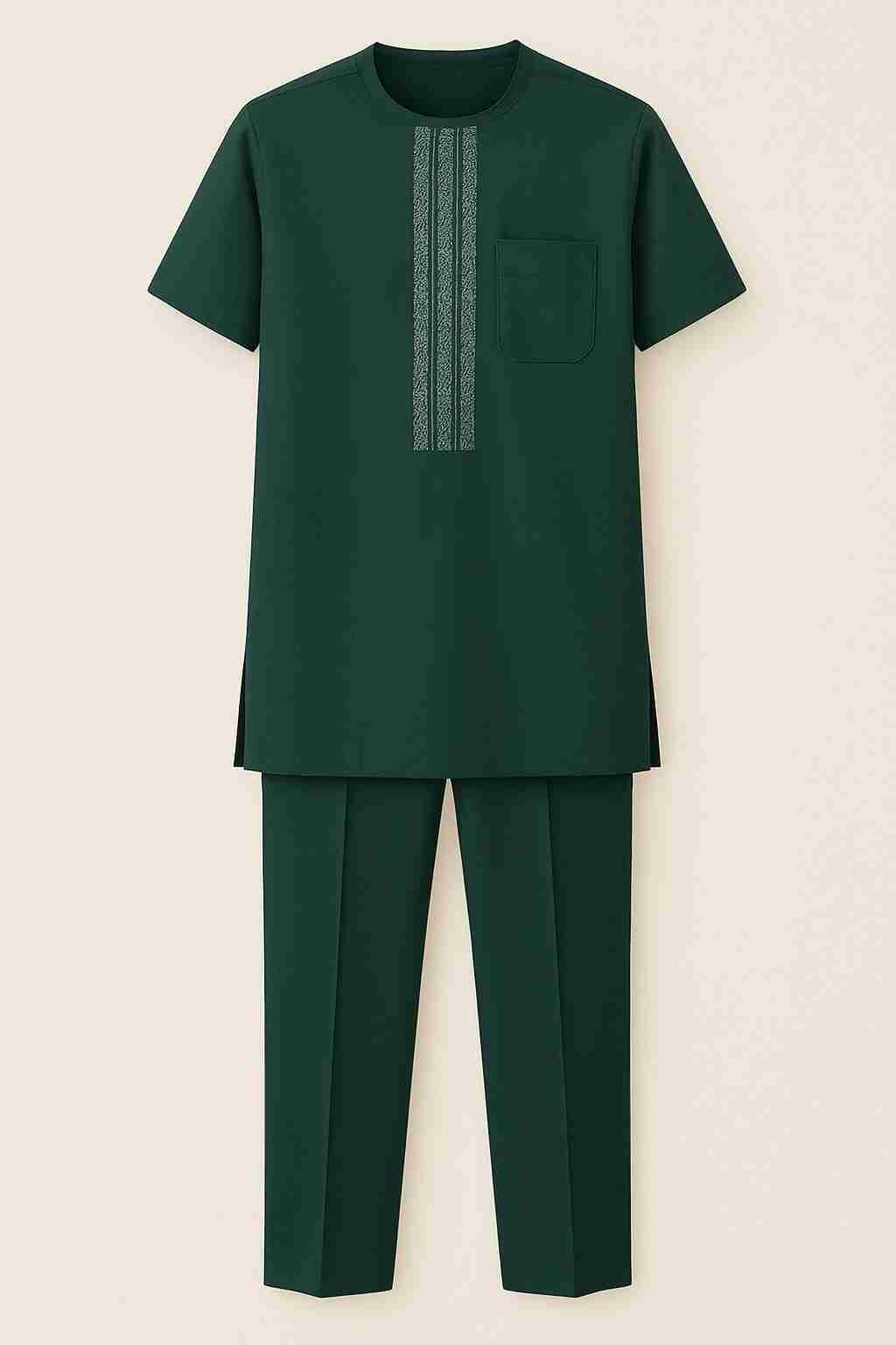 2 Piece Senator Set With Embroidery - Extract
