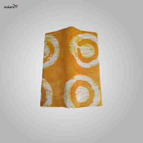 Cotton Adire Fabric April 25 Design - Golden