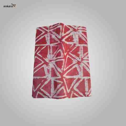 Cotton Adire Fabric April 25 Design - Rosy