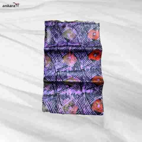 Luxury Batik Adire April 25 Design - Purple