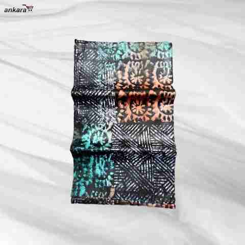 Luxury Batik Adire April 25 Design - Rosy Green