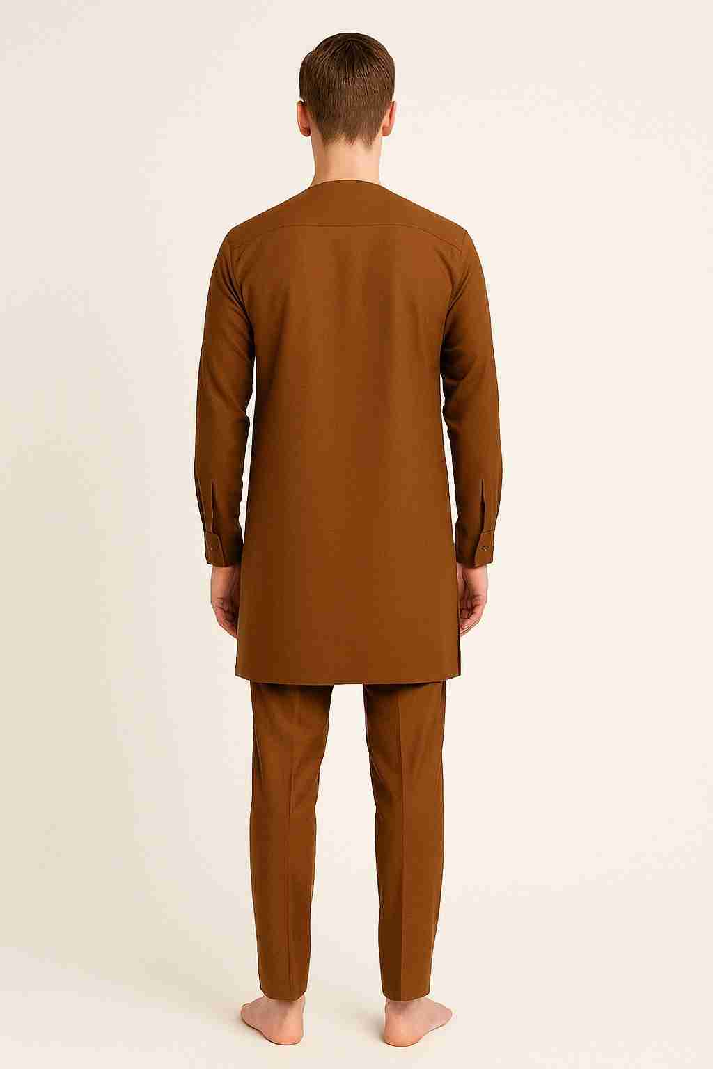 Men's 2 Piece Senator Set with Patterned Patch - Back