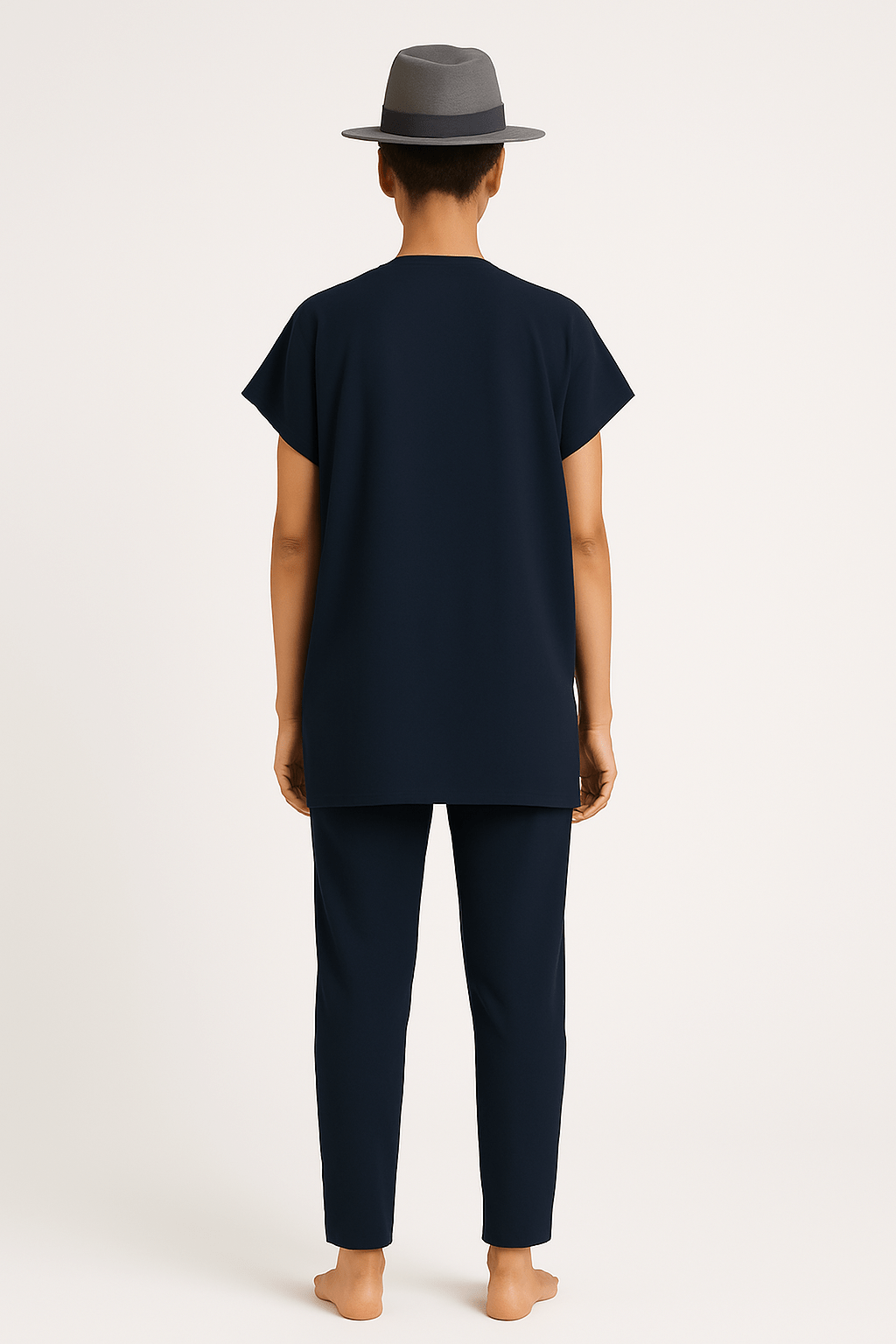 Short Sleeve 2 Piece Senator Set Back