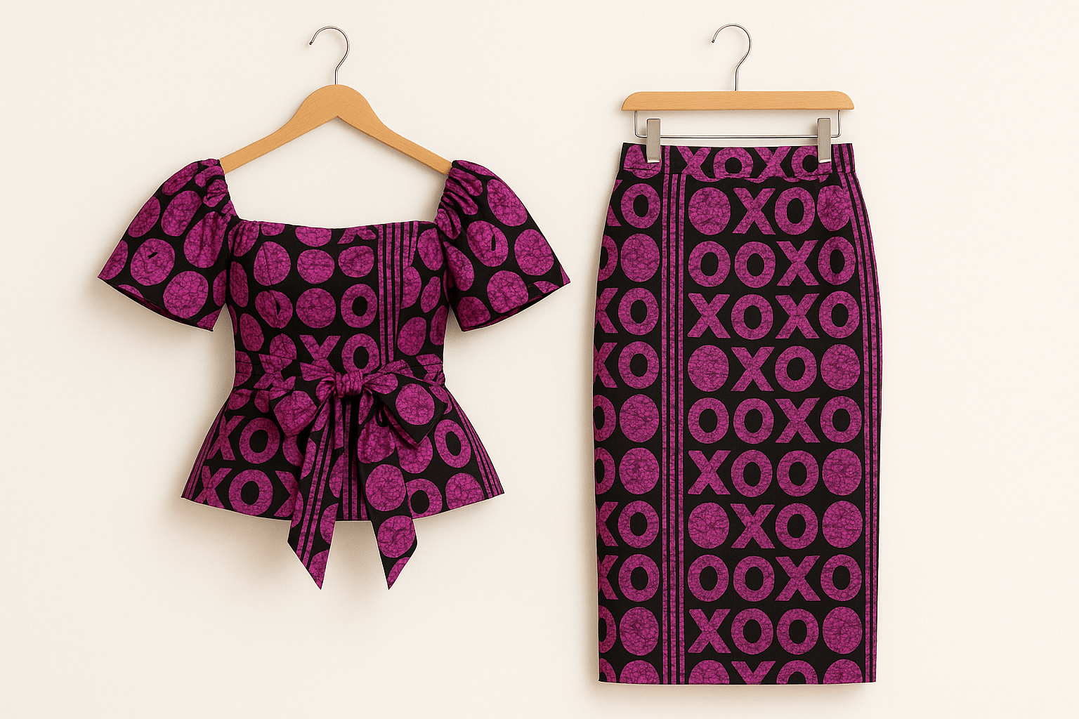 Beautiful Peplum Dress with Puff Sleeves Ex