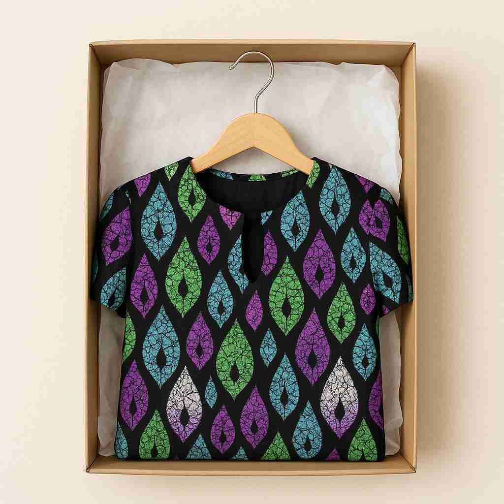 Beautiful Shirt Gown for Ladies Box
