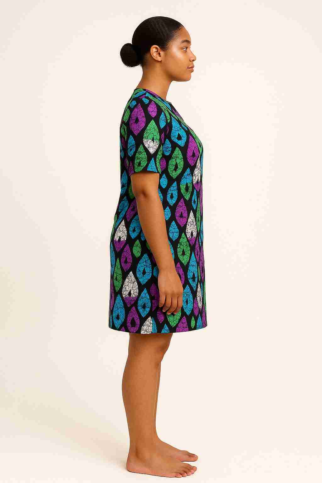 Beautiful Shirt Gown for Ladies Side