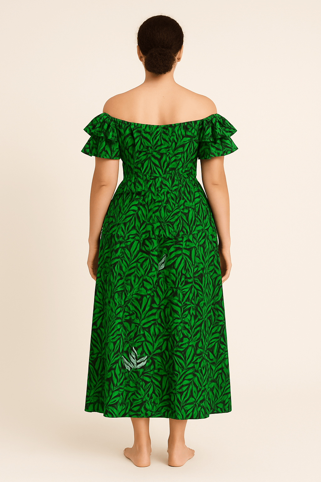 Gypsy Style Readymade Ankara Dress Back