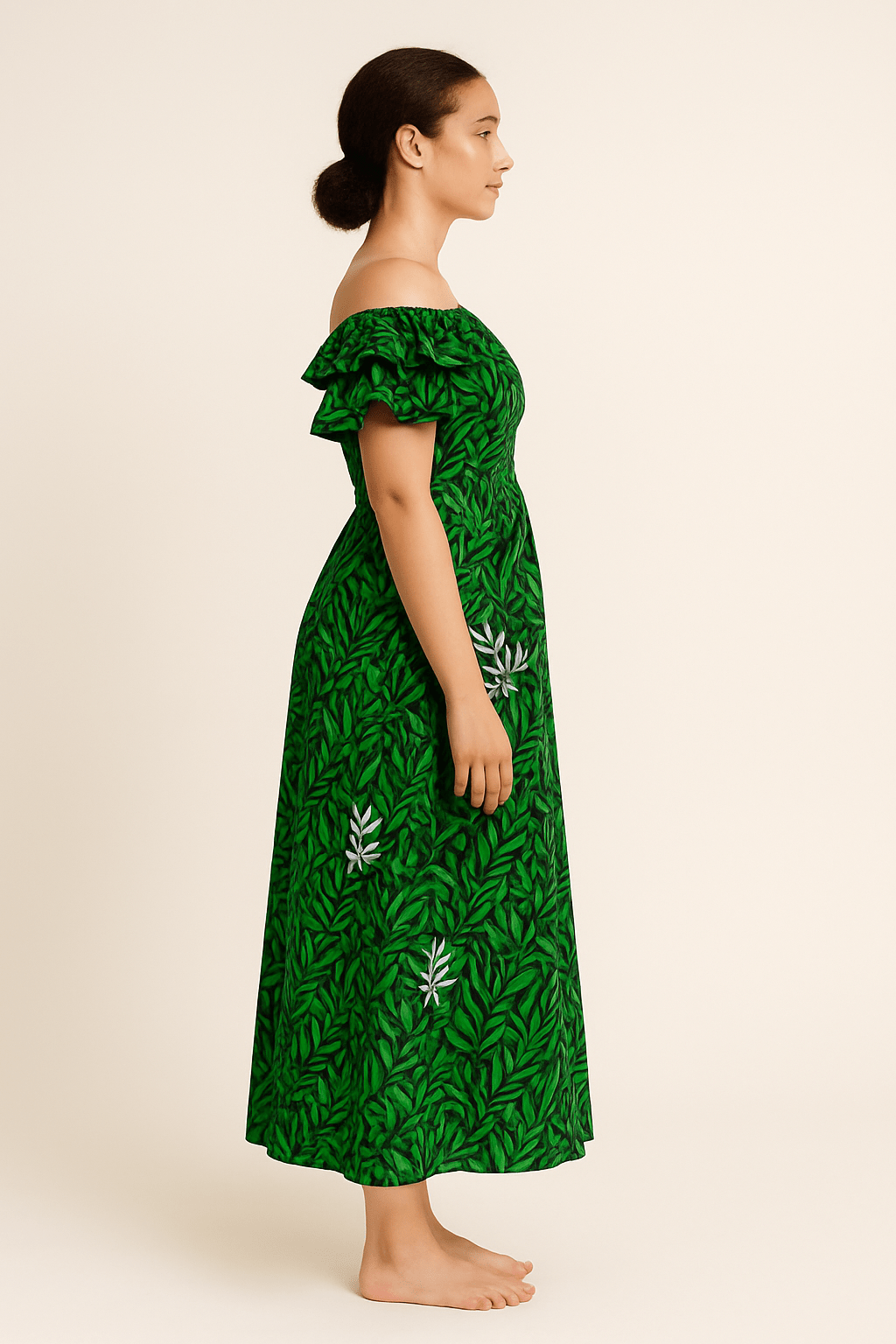Gypsy Style Readymade Ankara Dress Side