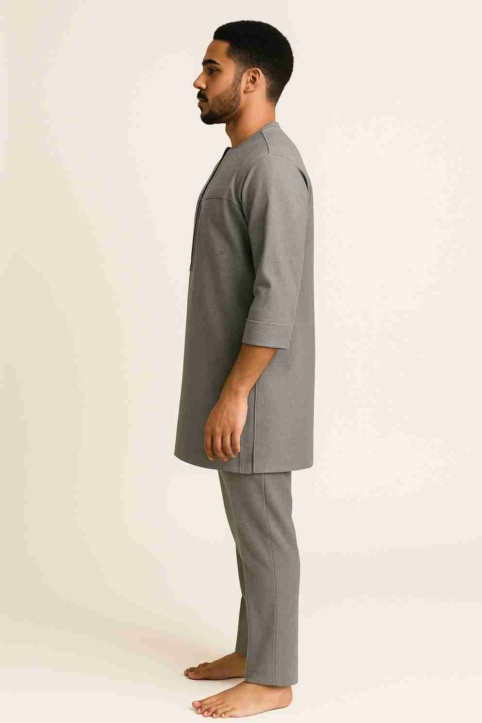 Native Men Senator 3 Quarter Sleeve 2 Piece Set – Side