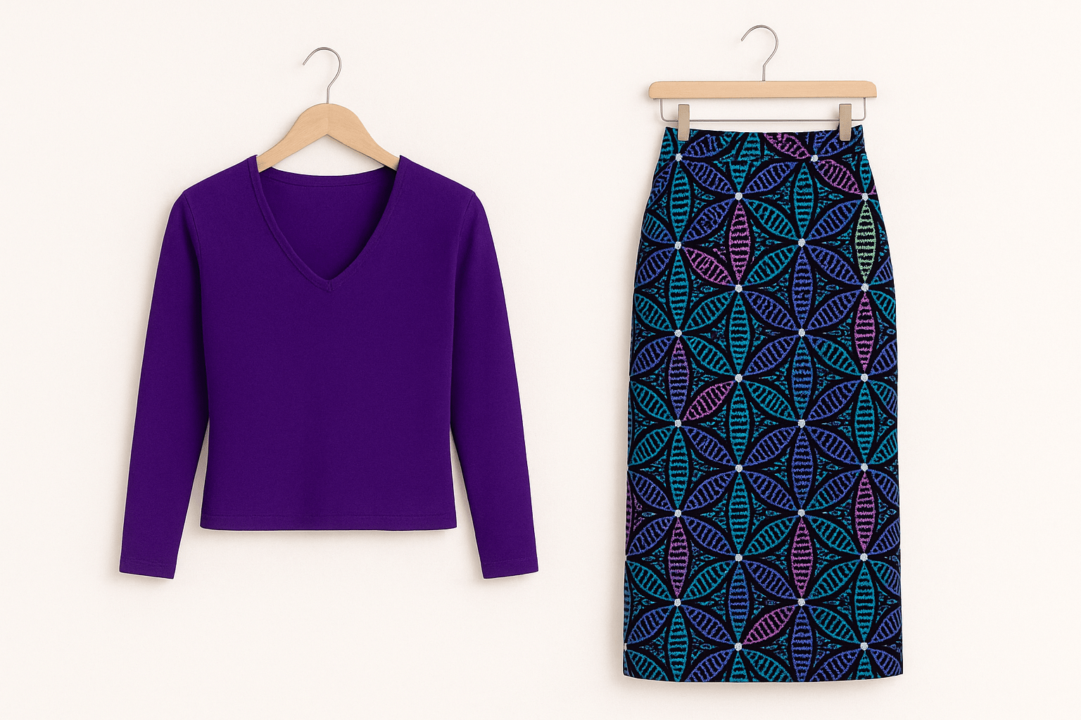 Original Women Ankara Dress with Plain Upper Part Ex
