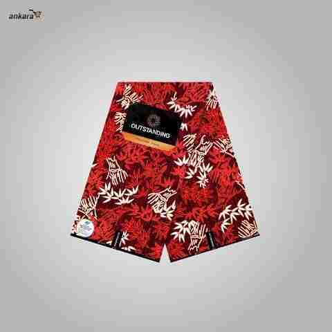 Outstanding Ankara Fabric May 25 Design – Brick Red