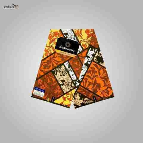 Outstanding Ankara Fabric May 25 Design – Golden Brown