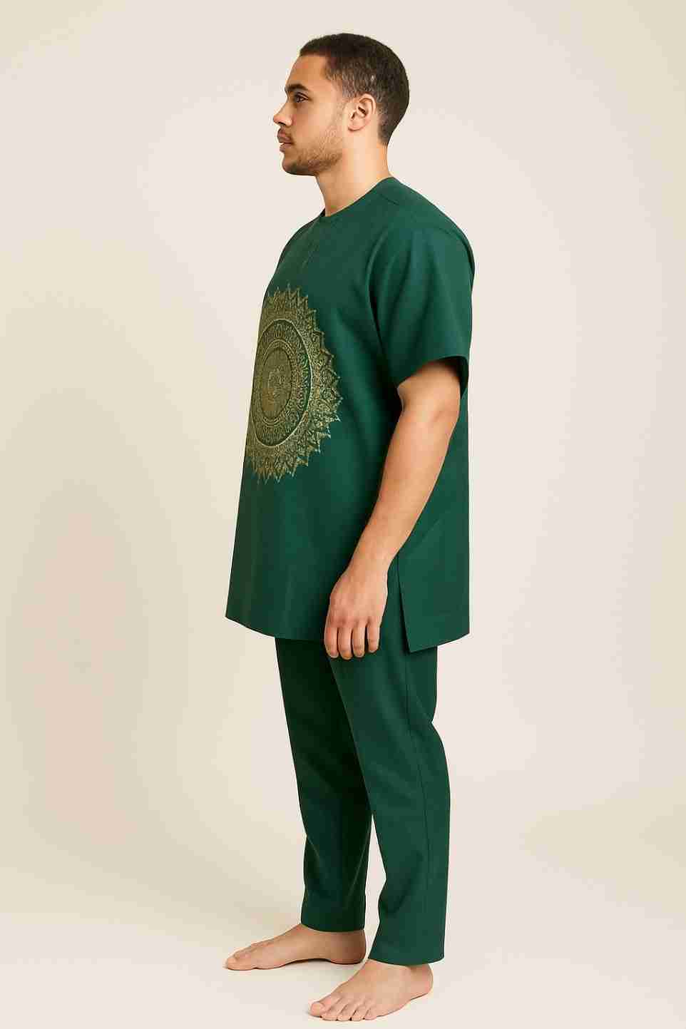 Quality Men African Suit Senator 2 Piece Set – Side