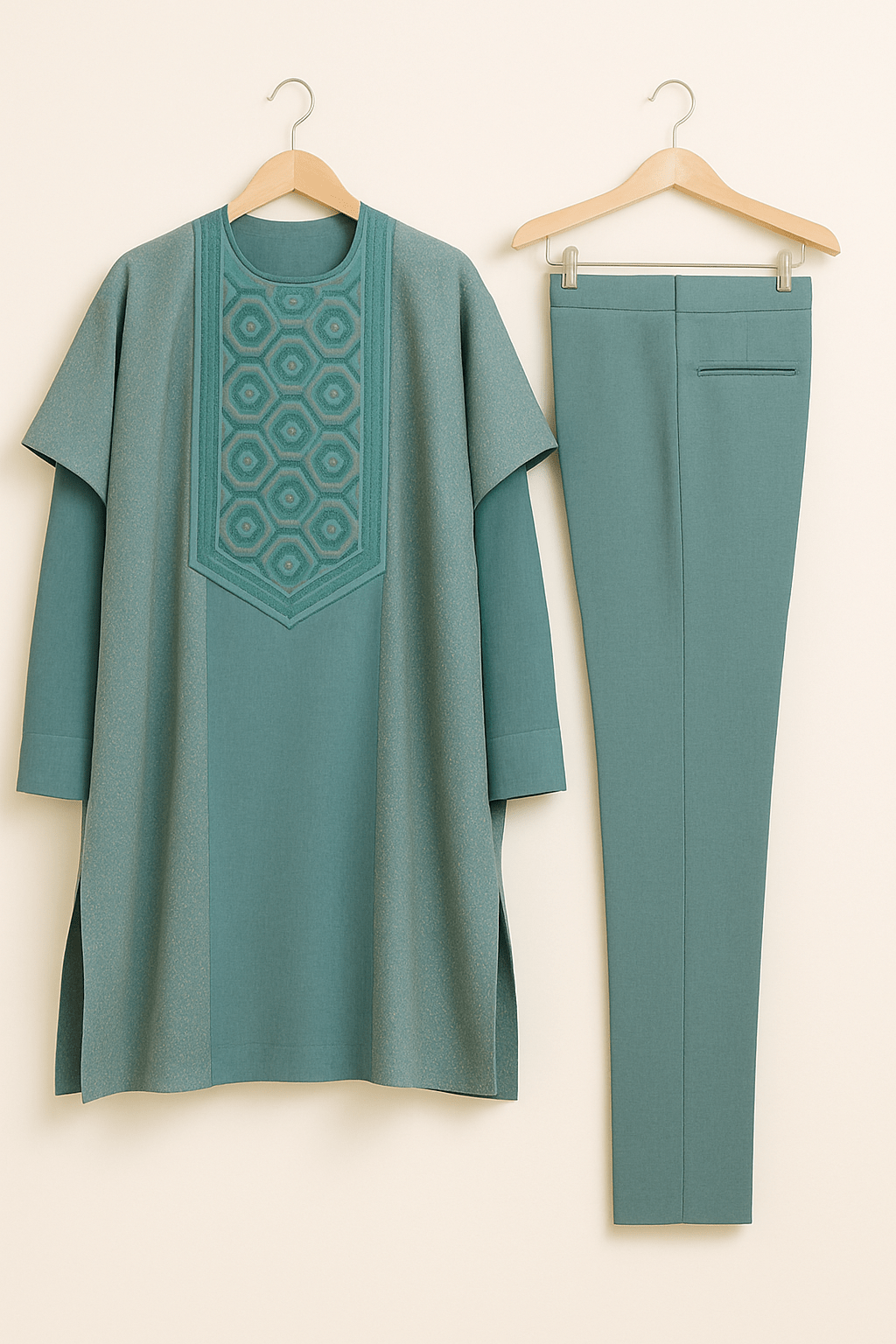 Quality Men Agbada Wear 3 Piece Set – Ex