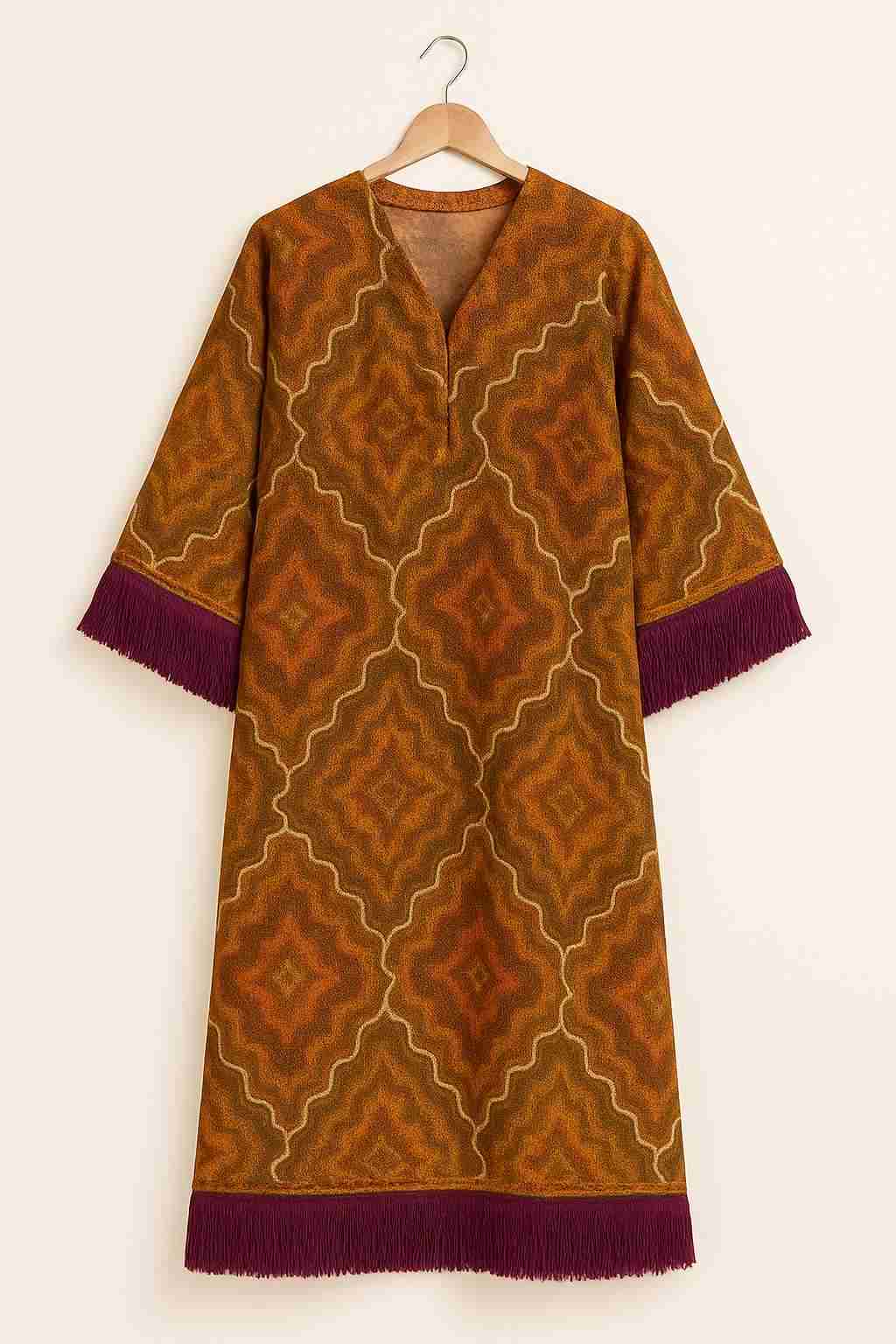Ready to Wear Brown Maxi Gown Dress Ex Ready to Wear Brown Maxi Gown Dress - Image 4