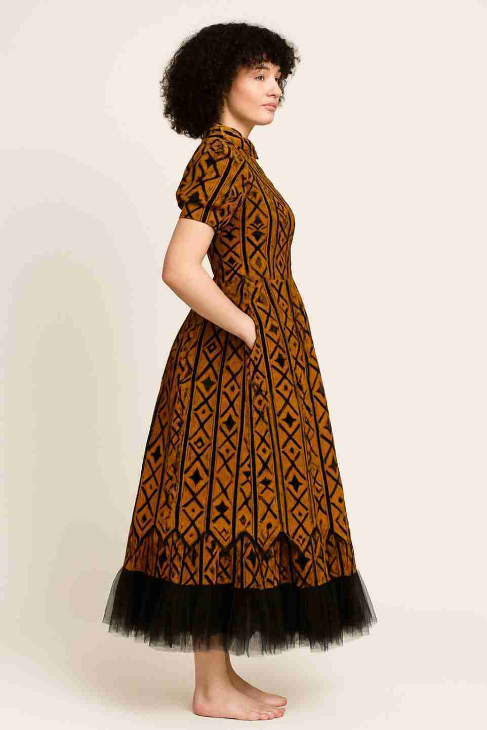 Readymade Holland Ankara Gown Side
