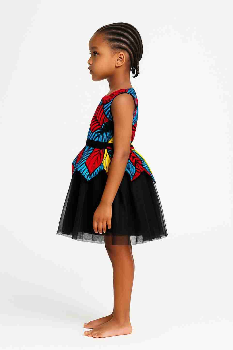 Readymade Ankara Special Dress for Girls Side