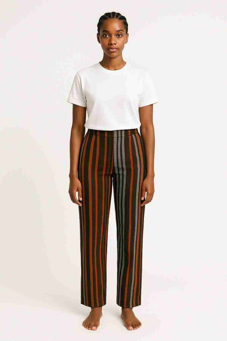 Smart Aso-oke Sokoto Trousers for Ladies