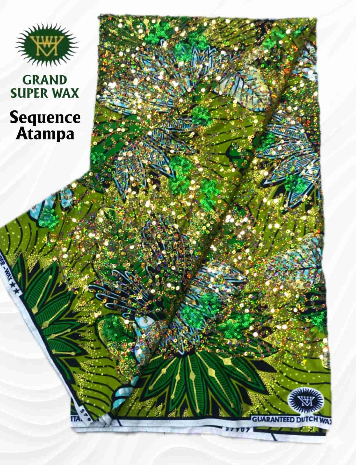 Sequence Atampa Ankara Jan 26 Design – Deep Green