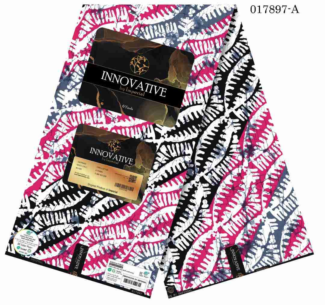 Innovative Pink helix Ankara Fabric Luxury African Wax Print for unisex Innovative Pink helix Ankara Fabric Luxury African Wax Print for unisex