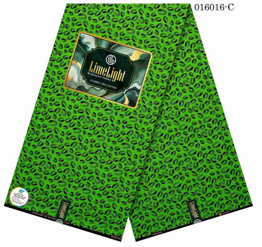 Lime light Green Crest Ankara Fabric Traditional Outfit Fabric Lime light Green Crest Ankara Fabric Traditional Outfit Fabric