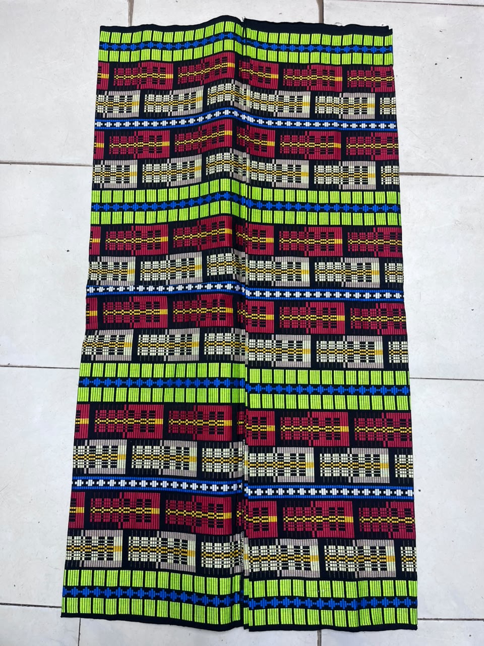 OLX Fabrics Neon Lattice