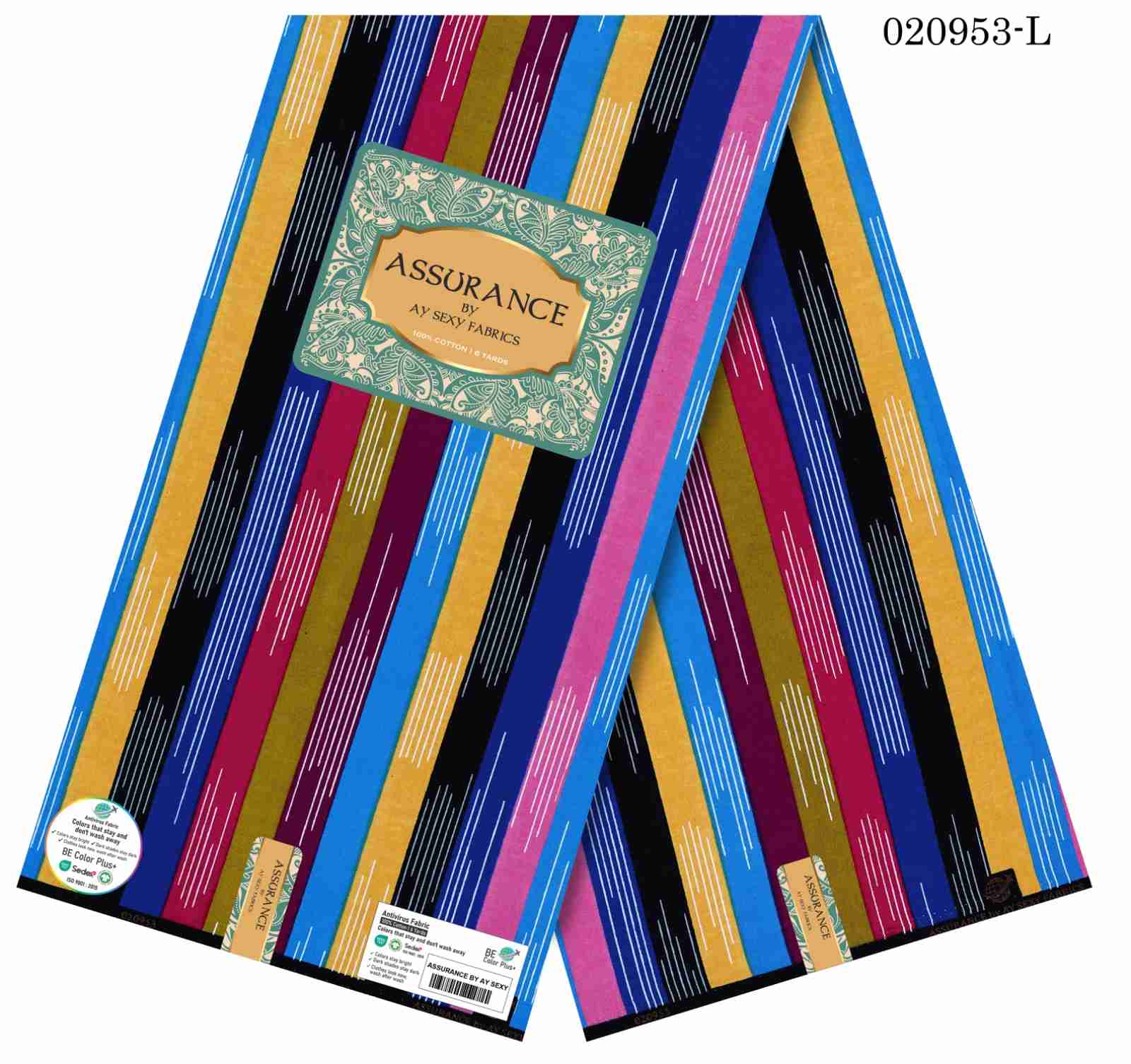 assurance-020953-l-blue-pink-stripe-nigeria Assurance 020953-L Blue-Pink Stripe Nigeria - Image 1