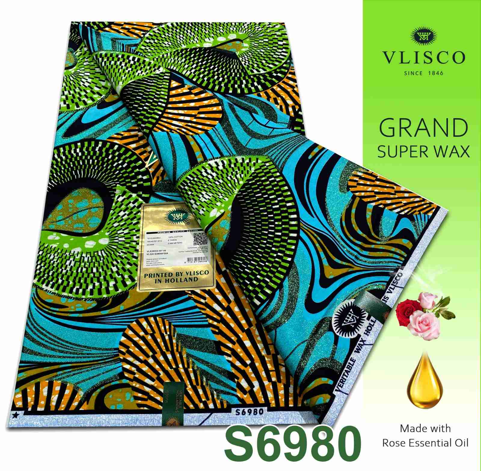 vlisco-grand-superwax-s6980-teal-lime-fan-nigeria Vlisco Grand Superwax S6980 Teal-Lime Fan Nigeria - Image 1