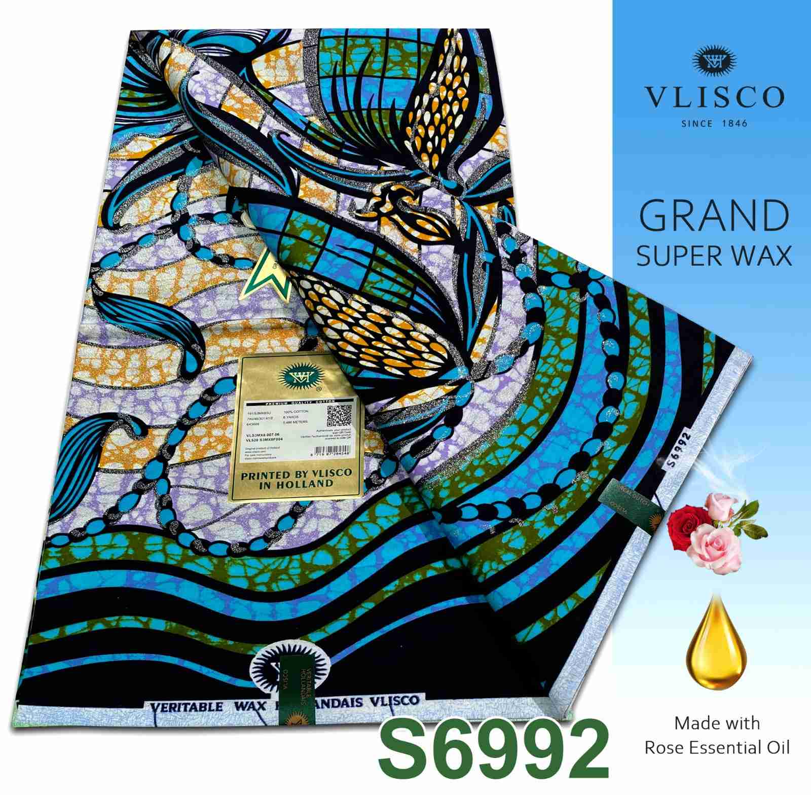 vlisco-grand-superwax-s6992-blue-lilac-beads-nigeria Vlisco Grand Superwax S6992 Blue-Lilac Beads Nigeria - Image 1
